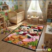 فرش کودک طرح محبوب میکی موس