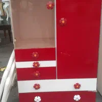 دوتا کمد چوبی سالم رنگ کلاسیک باتخت