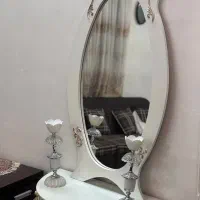 آینه کنسول شمعدان|بوفه، ویترین، کنسول|لاهیجان, شهرک جانبازان|دیوار