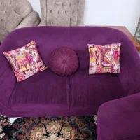 مبل راحتی ۷ نفره شرکتی با پارچه مخمل ترک