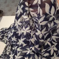 چادر طرح دار حریر و نخی نو