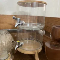 کلمن چوبی شیشه ای