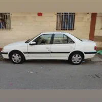 پژو پارس xu7p سفید تازه در حد خشک۱۴۰۲