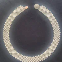 گردنبندمرواریداصل چوکرریزبافت