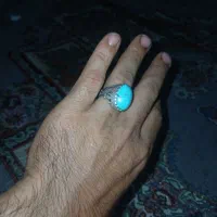 انگشتر ونگین فیروزه