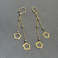 گوشواره ستاره طلا