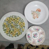 چند تا بشقاب قدیمی خارجی