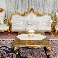 مبل سلطنتی مدل فرانسوی افسون درحدنوتمام چوب|مبلمان خانگی و میز عسلی|ملایر, |دیوار