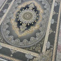 فرش ۹متری ۴عدد۷۰۰شانه گل برجسته اصل تراکم ۲۵۵۰