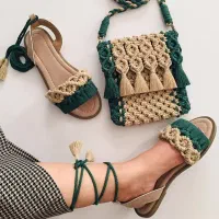 مکرومه های دستبافت