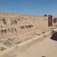۶۰۰مترزمین ۴دیواری ورودی حجت آباد۵۰متری جاده اصلی