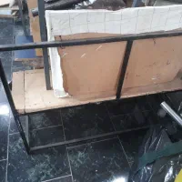 نیمکت آهنی و چوبی