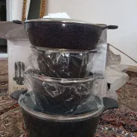 سرویس قابلمه گرانیت اصل|ظروف پخت‌وپز|پیرانشهر, |دیوار