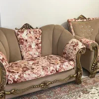 ۲ دست مبل و ویترین و دراور|مبلمان خانگی و میز عسلی|نشتارود, |دیوار