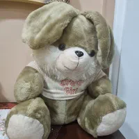 عروسک خرگوش خاکستری خارجی نو