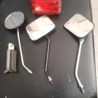 سه عدد اینه وجاپای وچراغ خطر عقب