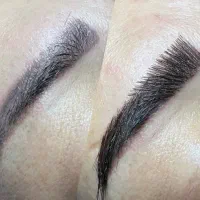 اکستشن ابروالهام به صورت تاربه تارموقت