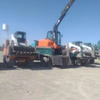 بابکت مینی بیل مکانیکی خاکبرداری،لودرماسه.اجر