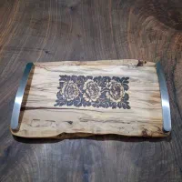 اردو خوری/ سینی چوبی / کوکسا/ میز رستیک / تخته سرو|ظروف سرو و پذیرایی|قم, شهرک امام حسین|دیوار