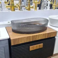 کاسه روشویی شفاف کریستالی