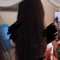 مو نچرال مشکی 35 سانت براق و زیبا