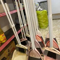 جارو خاک انداز ایستاده