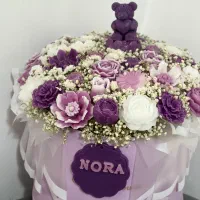 باکس گل ماندگار (باکس نوزادی )باکس خاص|گل مصنوعی|کرمانشاه, |دیوار