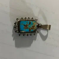 گردنی نقره فیروزه