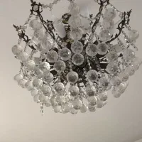 لوستر ۱۲شاخه کریستالی|لوستر و چراغ آویز|کرج, گلشهر|دیوار