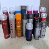 تعدادی چسب مو و تافت مو در سایزهای مختلف زیر قیمت