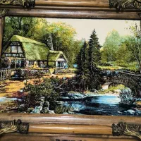 تابلوی کلبه ماشینی طرح دست باف