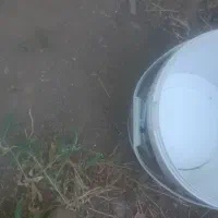 سطل مواد اول درب دار