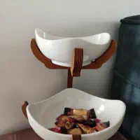 شکلات خوری دو طبقه|ظروف سرو و پذیرایی|آستانه اشرفیه, |دیوار