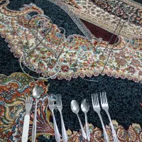 جالیوانی جاقاشقی وتعدادی قاشق و چنگال همگی ۵۰ تومن