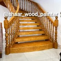 نقاشی تخصصی چوب و پله چوبی|خدمات پیشه و مهارت|قائم‌شهر, |دیوار