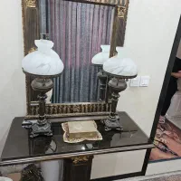 آینه وکنسول و شمعدانی کاملا سالم|بوفه، ویترین، کنسول|شهریار, شهرک شاهد|دیوار