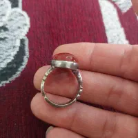 انگشتر نقره۹۲۵ عقیق .