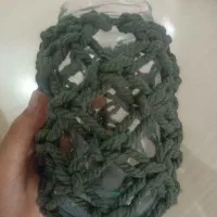 گلدون مکرومه دست بافت