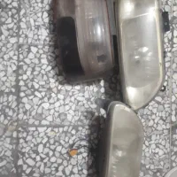 یک جفت چراغ جلو پراید و یک عدد استپ عقب