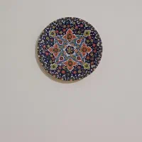 بشقاب های تزئینی،سفالی مینا کاری|صنایع دستی و سایر لوازم تزئینی|فردیس, فردیس|دیوار