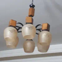 دوتا لوستر چوبی اسپرت