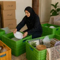 اجاره فروش کارتن جعبه سبد پلاستیکی