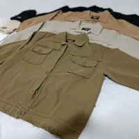 کت کتان پشت گلدوزی