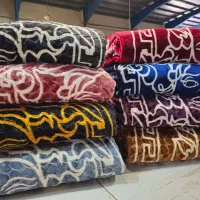 پتو گل برجسته طرح گلبافت بازرگانی سامان|رختخواب، بالش، پتو|کوهدشت, |دیوار