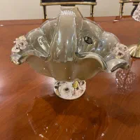 ظرف کریستال مورانو دست ساز ایتالیایی نو بدون جعبه