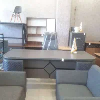 میز مدیریت ۲ متری لمسه طوسی  قصر چوب|دفتر کار|قم, کلهری|دیوار