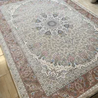 فرش ۹ متری ۱۵۰۰ شانه تراکم ۴۵۰۰ دستبافت نما نخ