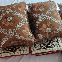 بالشک و پشتی های مجلسی شیک و طرح بسیار زیبا ( نو )|رختخواب، بالش، پتو|تهران, نظام‌آباد|دیوار