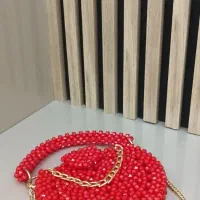 کیف مرواریدی دست باف یلدایی خاص|کیف، کفش، کمربند|صباشهر, |دیوار