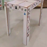 رگال دکور میز نئون پارتیشن